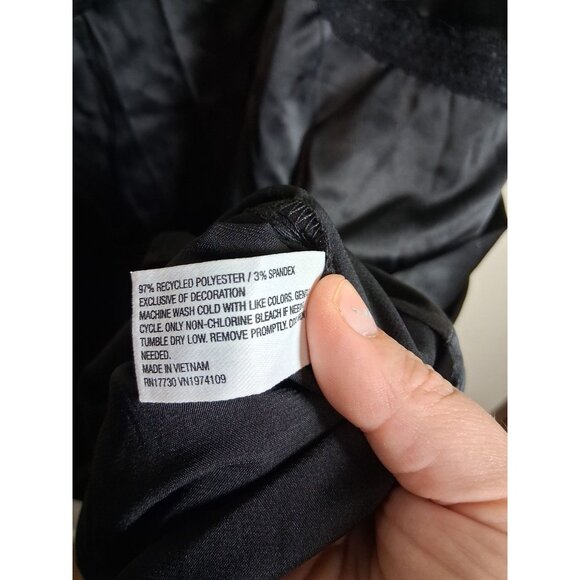 NWT Colsie Slip Underwear Lingerie Black Satin Size XL - Picture 6 of 6